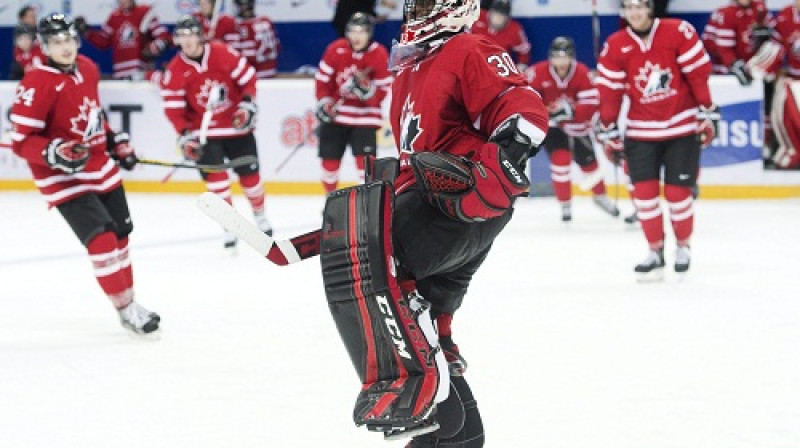 Malkolms Sabens un Kanādas izlase svin uzvaru
Foto: AP/Scanpix