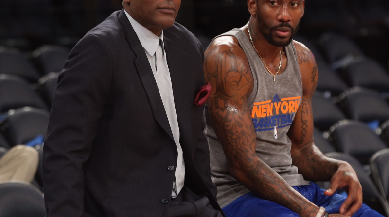 Stademairs beidzot ir atlabis no operācijas un gatavs pilnvērtīgi palīdzēt "Knicks" vienībai
Foto: AP/Scanpix