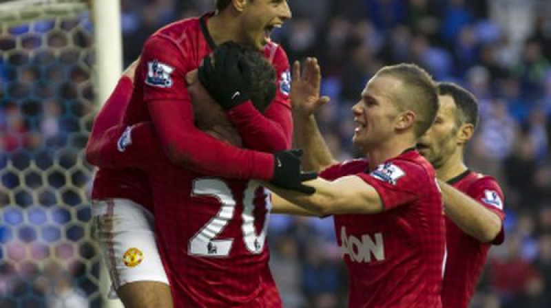 Havjers Ernandess pēc vārtu guvuma
Foto: SCANPIX SWEDEN