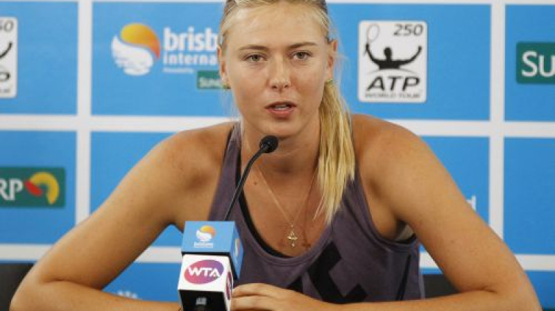Marija Šarapova informē par jauno savainojumu
Foto: Reuters/Scanpix