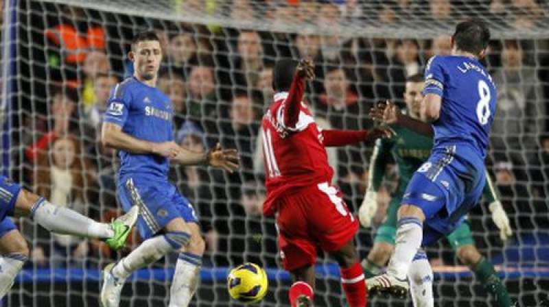 Šons Raits-Filipss gūst vārtus
Foto: AFP/Scanpix