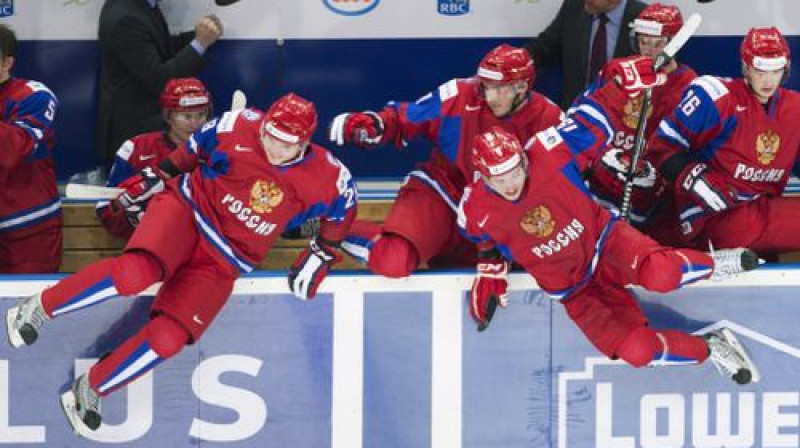 Krievijas U-20 izlase
Foto: AP/Scanpix