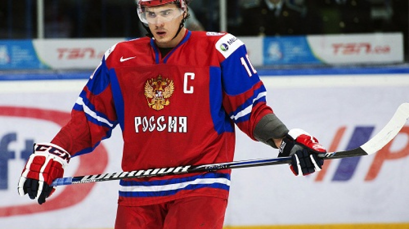 Krievijas izlasei un tās kapteinim Nailam Jakupovam radusies viela pārdomām
Foto: AP/Scanpix