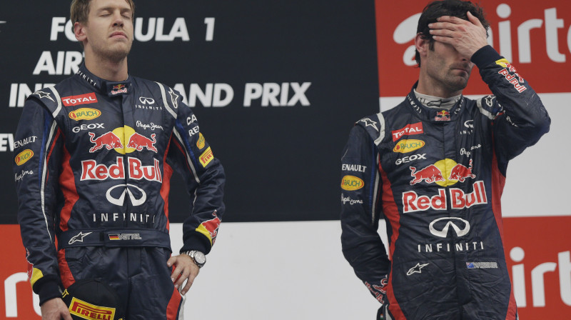 Sebastians Fetels un Marks Vēbers
Foto: AP/Scanpix