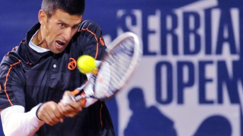 Novaks Džokovičs savā turnīrā 2011. gadā
Foto: AFP/Scanpix