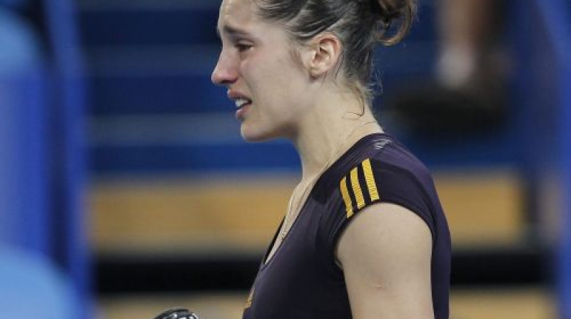 Andrea Petkoviča - arī šogad ar asarām acīs
Foto: Professional Sport/Scanpix