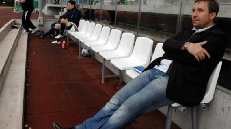 U19 izlases treneris Vladimirs Babičevs
Foto: Romāns Kokšarovs, Sporta Avīze, f64