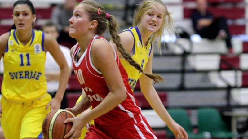 Sigita Džarcāne: Latvijas U18 izlases vērtīgākā spēlētāja Baltijas jūras kausa izcīņā.
Foto: basket.ee