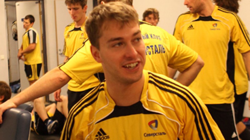 Mihails Aņisins "Severstal" klubā
Foto: severstalclub.ru
