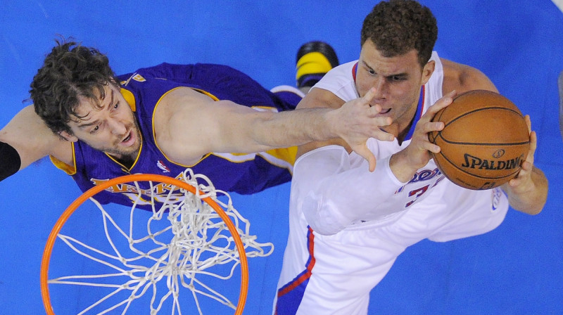 Pau Gazols un Bleiks Grifins
Foto: AP/Scanpix