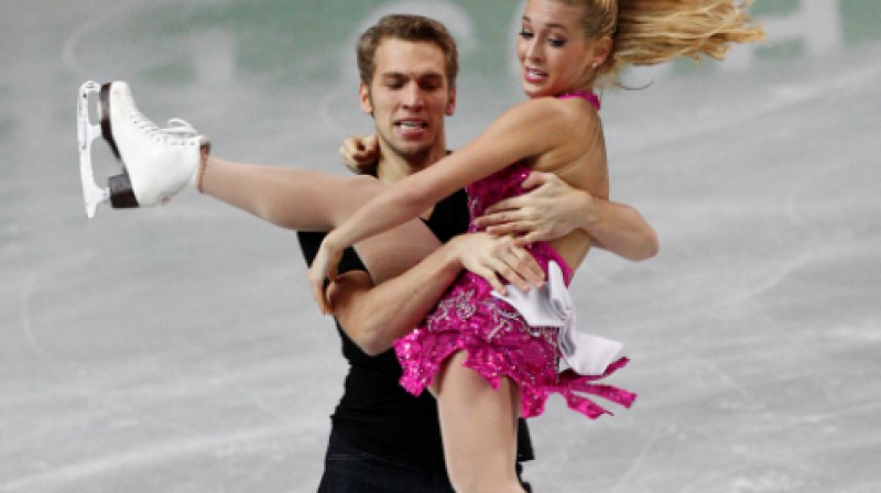 Deivids Stagņūns un Izabella Tobiasa
Foto: AP / Scanpix