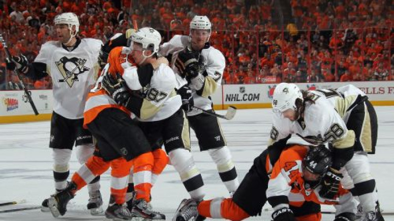 Sezonu ievadīs arī Pitsburgas "Penguins" un Filadelfijas "Flyers" derbijs
Foto: AFP/Scanpix