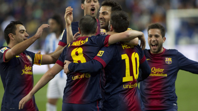 ''Barcelona'' var priecāties
Foto: AP/Scanpix