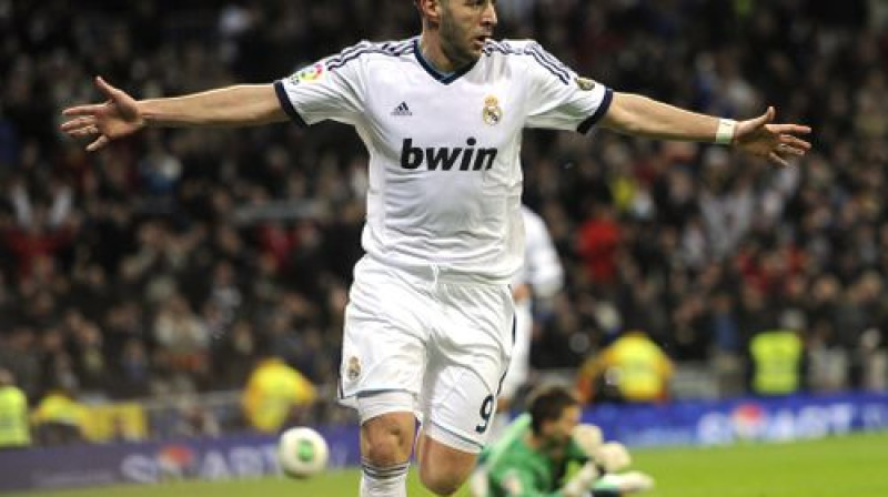 Uzvaras vārtu autors Karims Benzemā
Foto: AFP/Scanpix