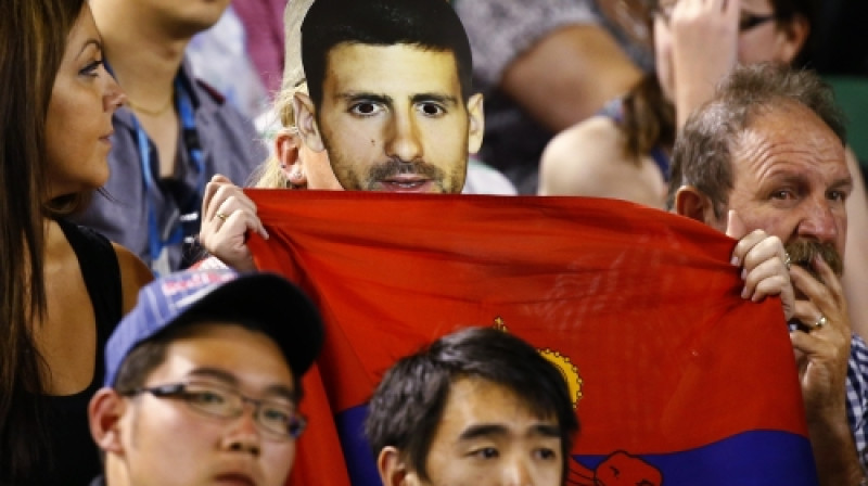 Ranga līderim fanu Melburnā netrūkst
Foto: Reuters/Scanpix