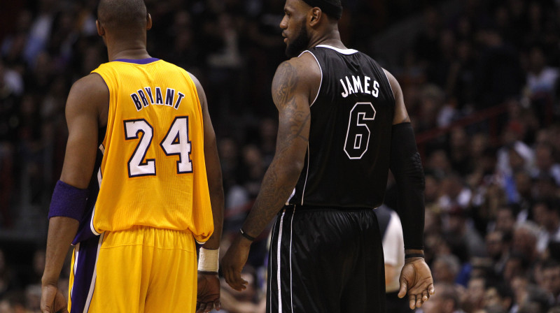 Kobe Braients un Lebrons Džeimss
Foto: AP/Scanpix