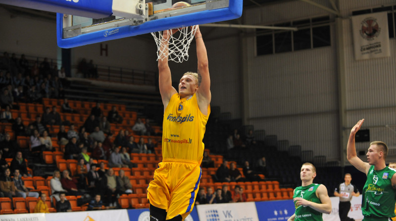 Jānis Timma un BK Ventspils: gatavi turku eksāmenam.
Foto:bkventspils.lv