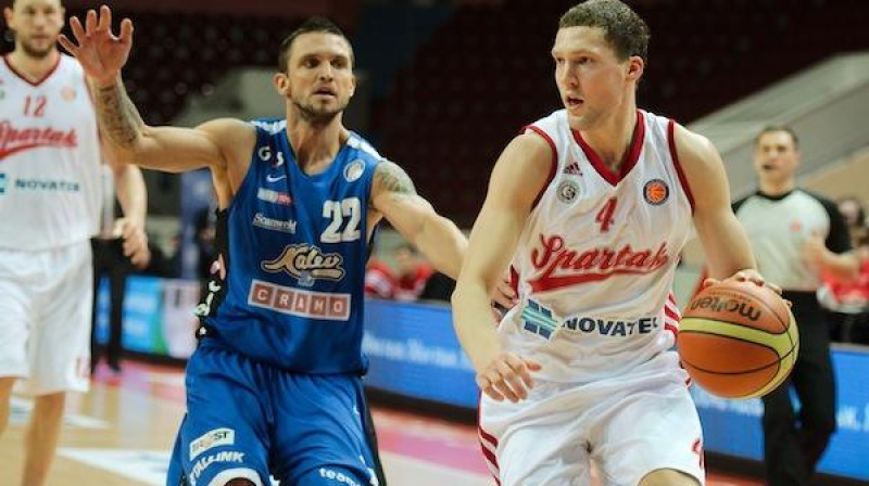 Armands Šķēle un Jānis Strēlnieks
Foto: bc-spartak.ru