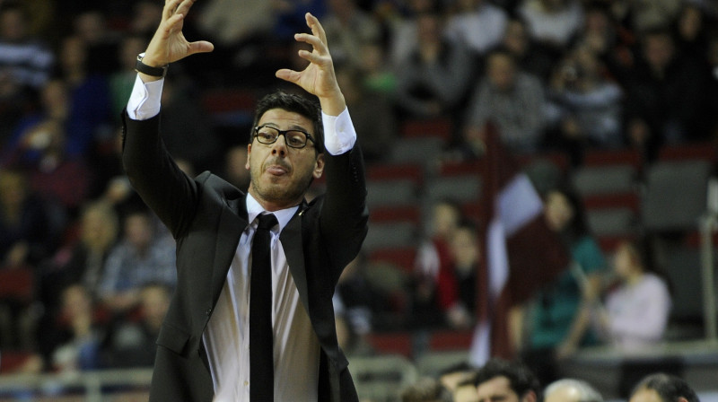 Fotis Katsikaris 2013. gada 15. janvārī Rīgas arēnā
Foto: Romāns Kokšarovs, "Sporta Avīze", f64