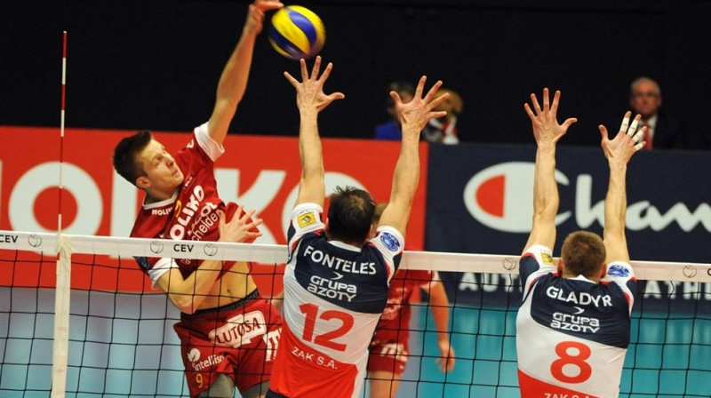 Hermans Egleskalns uzbrukumā
Foto: cev.lu