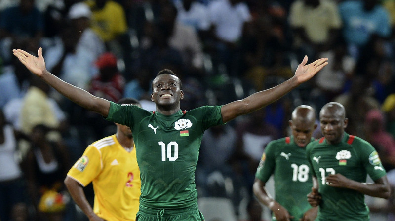 Alēns Traorē divās spēlēs guvis trīs vārtus, kļūstot par rezultatīvāko turnīra spēlētāju 
Foto: AFP/Scanpix