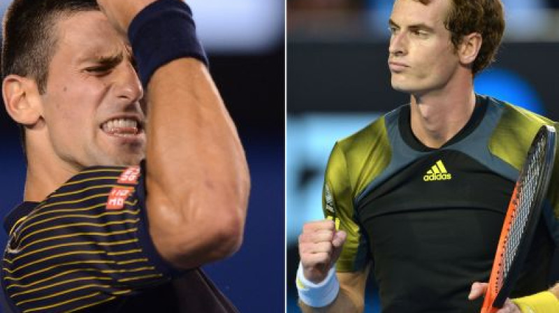 Novaks Džokovičs un Endijs Marejs
Foto: AFP/Scanpix