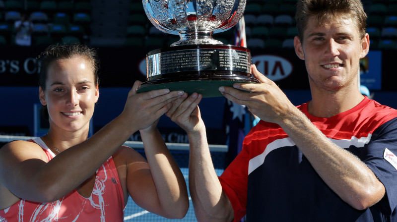 Jarmila Gajdošova un Metjū Ebdens
Foto: AP/Scanpix