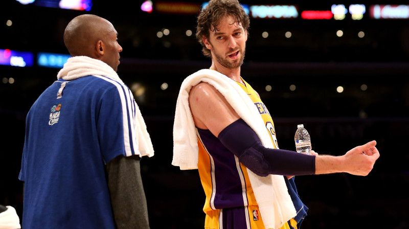Kobe Braients un Pau Gazols
Foto: AFP
