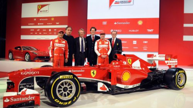 ''Ferrari'' jaunais modelis ''F138''
Foto:Scanpix/AFP