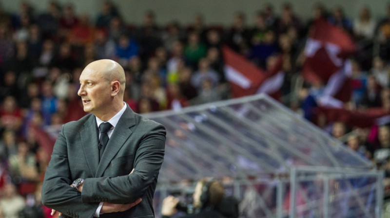 "VEF Rīga" galvenais treneris Ramūns Butauts
Foto: Mikus Kļaviņš, vefriga.com