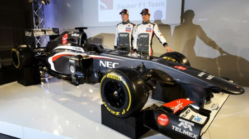 ''Sauber'' pelēcīgais C32 modelis
Foto: Scanpix/AFP