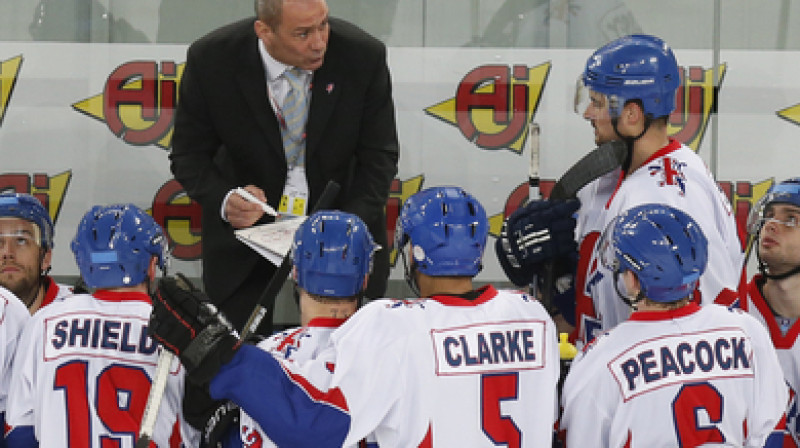 Lielbritānijas izlase gatavojas
Foto: Samo Vidic / iihf.com