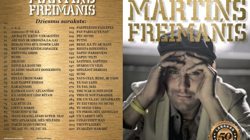 Mārtiņš Freimanis. Labākās 50 dziesmas- pirmais nošu izdevums