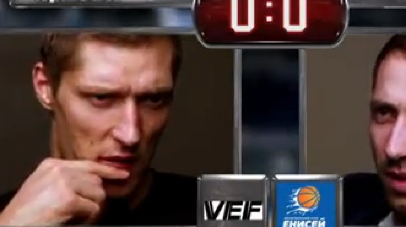 Kaspars Bērziņš cīņā ar Hasanu
Foto: no VTB video