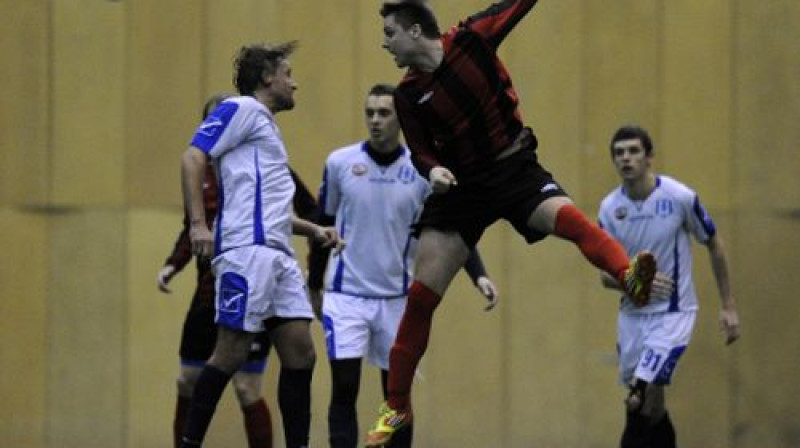 Epizode no spēles starp "Jūrmalu" un "Ilūksti"
Foto: Romāns Kokšarovs, Sporta Avīze, f64