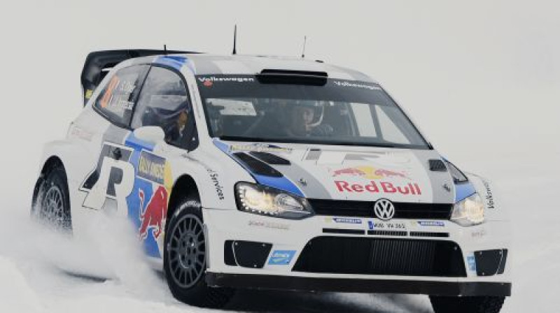 Rallija līderis Sebastjans Ožjē
Foto: AFP/Scanpix