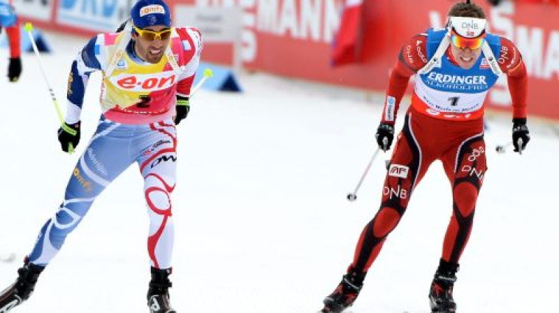 Iedzīšanas sacensību finišs
Foto: AFP/Scanpix