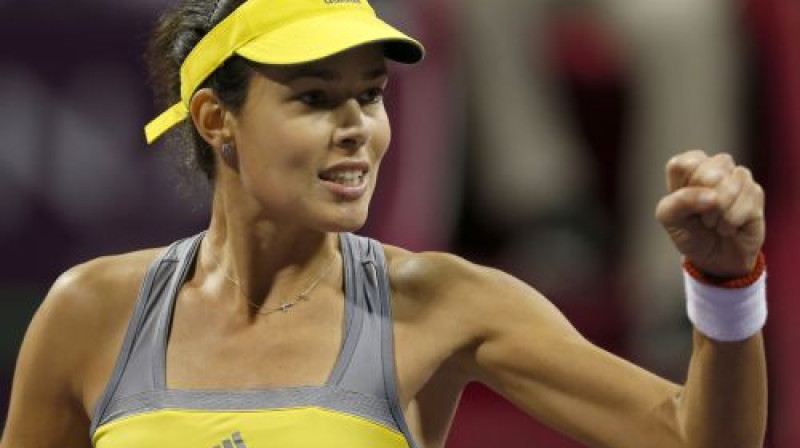 Starp pirmās dienas uzvarētājām arī Ana Ivanoviča
Foto: Reuters/Scanpix