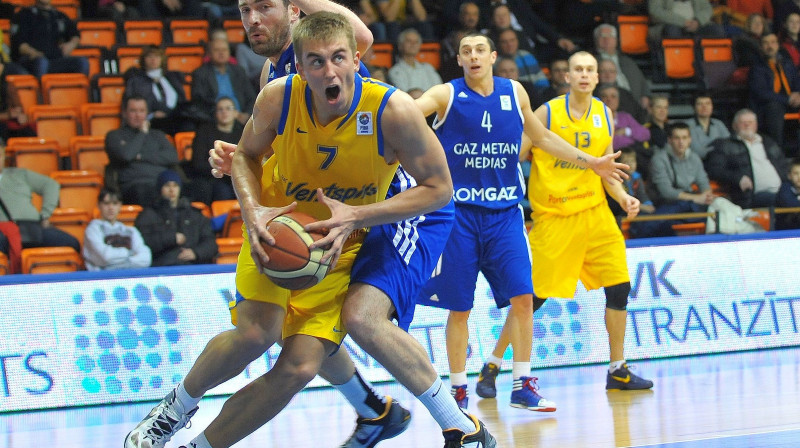 Mārtiņš Meieram Tallinā grozu apakšā darba netrūks
Foto: bkventspils.lv