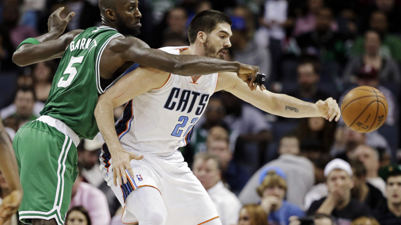 Kevins Gārnets un Bairons Malenss
Foto: AP/Scanpix