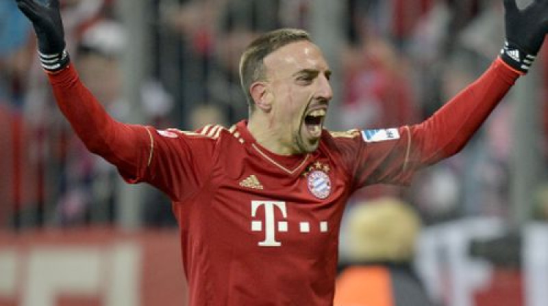 "Bayern" līderis Franks Riberī
Foto: AP/Scanpix