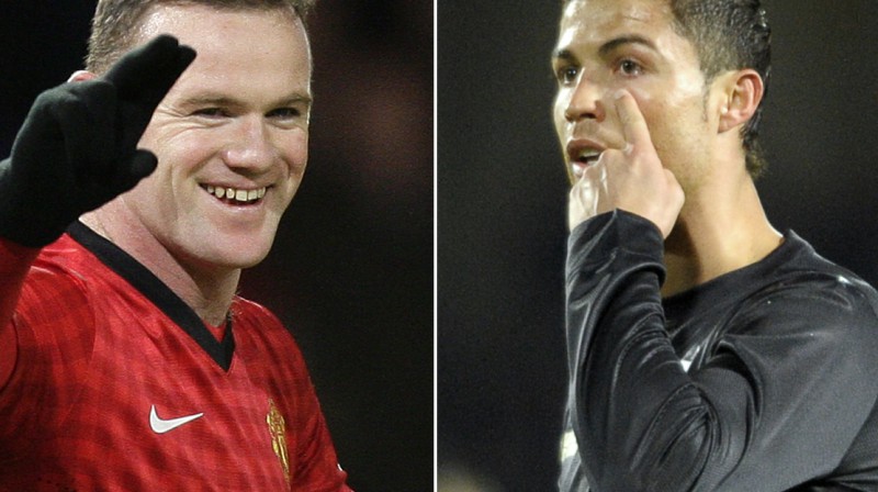 Veins Rūnijs un Krištianu Ronaldu
Foto: AFP/Scanpix