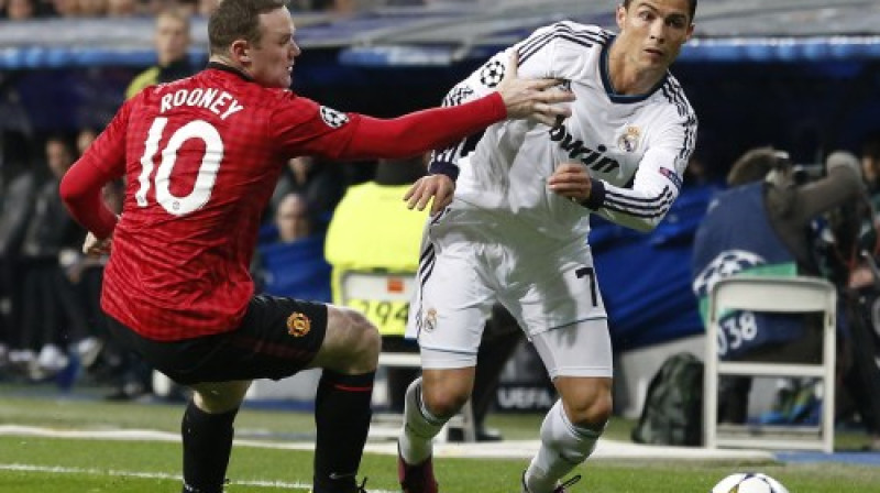 Veins Rūnijs un Krištianu Ronaldu
Foto: AFP/Scanpix