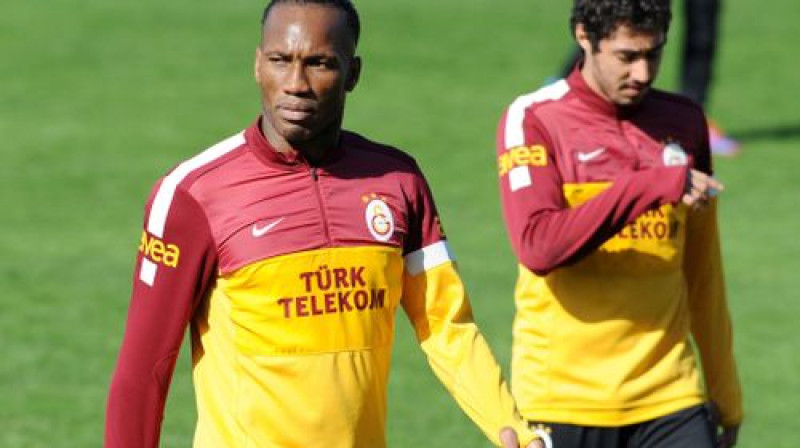 Didjē Drogbā "Galatasaray" treniņā
Foto: AFP/Scanpix