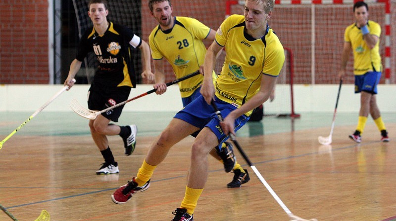 Uzbrukumā SK "Pārgauja"
Foto: floorball.lv