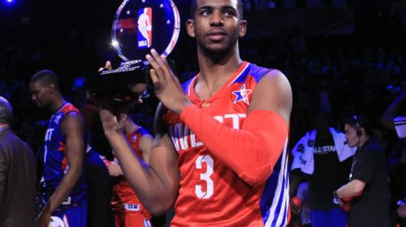 Kriss Pols bija 2013.gada Zvaigžņu spēles MVP. Vai viņam arī šogad izdosies atkārtot savu panākumu?
Foto: AFP/Scanpix