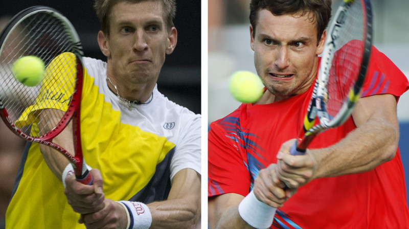 Jarko Nieminens pret Ernestu Gulbi
Foto: AP/Scanpix