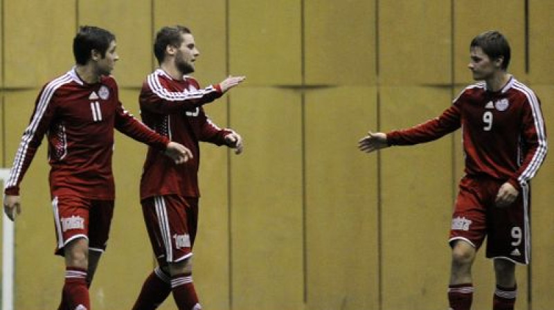 Artūrs Karašausks, Alans Siņeļņikovs un Kristaps Blanks
Foto: Romāns Kokšarovs, Sporta Avīze, f64