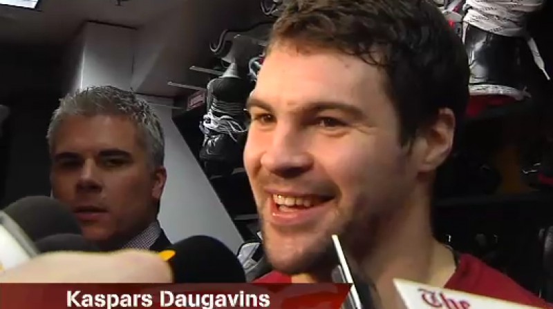 Kaspars Daugaviņš
Foto: no senators.nhl.com video