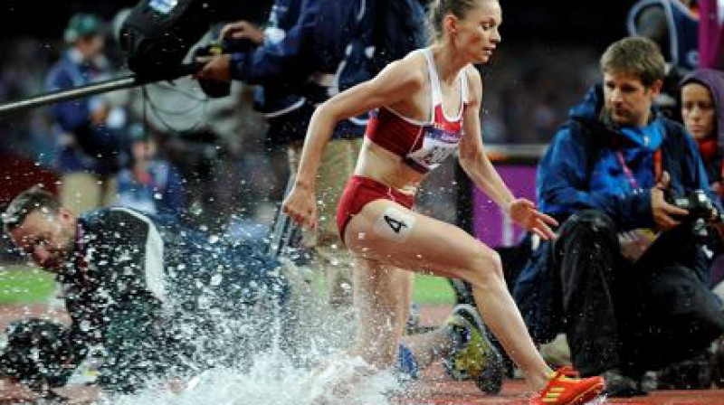 Poļina Jeļizarova olimpiskajās spēlēs
Foto: Romāns Kokšarovs, Sporta Avīze, F64